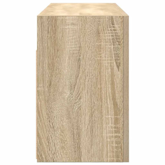 vidaXL Ντουλάπι Μπάνιου 80x25x40cm Sonoma