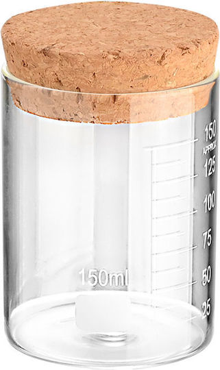 Estia General Use Glass Transparent Vase with Cork 150ml
