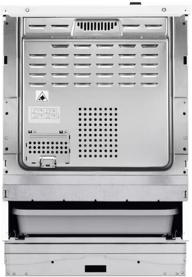 Electrolux Κουζίνα 73lt με Κεραμικές Εστίες Π59.6εκ. Inox