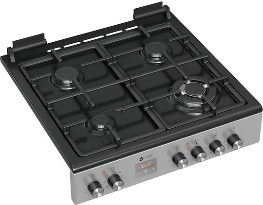 Thermogatz TGS 3980 IX Готварска печка 80лт с котлони на природен газ Ш60см. Inox