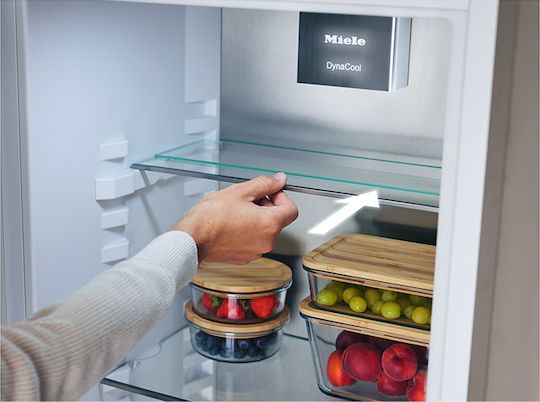 Miele Eingebauter Kühlschrank für Lagerung 158Es NoFrost H123.1xB57xT55cm. Weiß Gala Edition