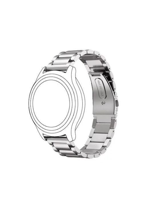 Armband Rostfreier Stahl Silber (Galaxy Watch Active 2Amazfit GTS 2 / GTS 2 Mini / GTS 2e)