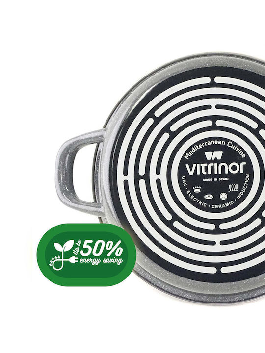 Vitrinor Βαθιά Κατσαρόλα από Αλουμίνιο 26cm