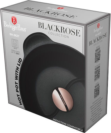 Berlinger Haus Black Rose Collection Shallow Pot 4.2lt / 30cm Berlinger Haus Black Rose Collection Shallow Pot 4.2lt / 30cm