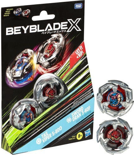 Hasbro Beyblade – Bbx Bey Bbx Tail Viper Sword Dran (Various Designs/Assortment of Designs) 1pc
