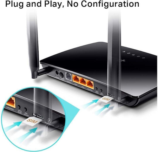 TP-LINK TL-MR6500V v2 Ασύρματο 4G Router Wi‑Fi 4 με 2 Θύρες