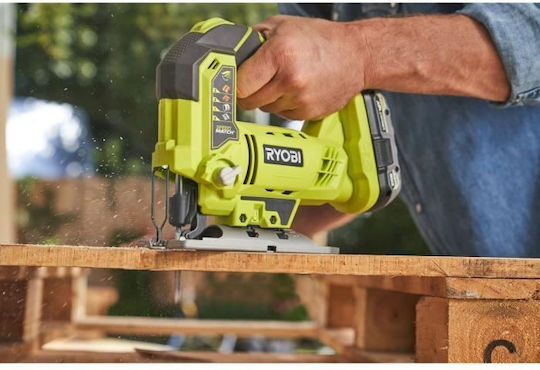 Ryobi Set Drill & Drill Driver & Jigsaw & Sander Brushless with 2 Batteries 4Ah and Case