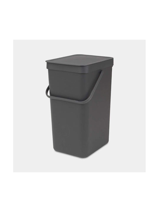 Brabantia Sort & Go Abfalleimer Abfall Kunststoff Dark Grey 16Es 1Stück