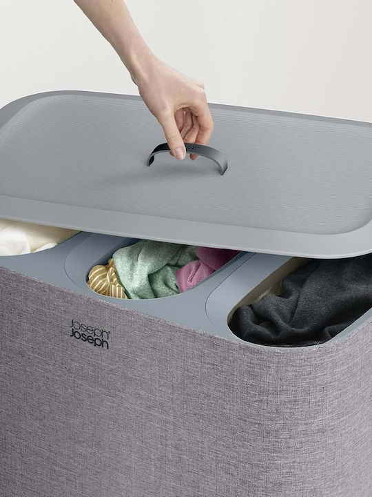 Joseph Joseph Coș De Rufe Din Plastic 90l Cu Capac 71x59,1x39,5cm Gri