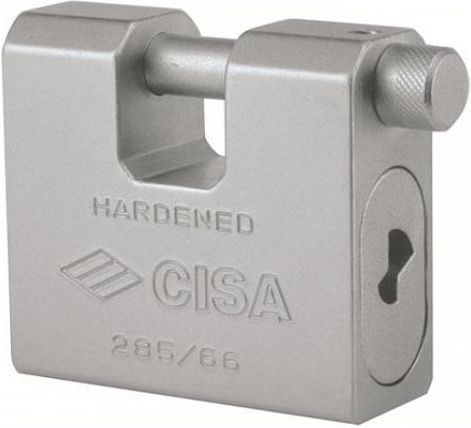 Cisa Steel Padlock Monoblock with Key 85mm 1pcs