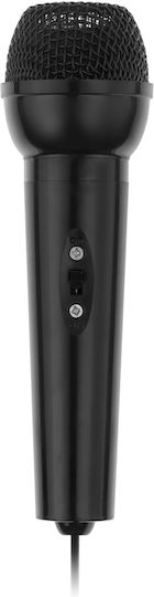 Azusa Microfon Karaoke Cu Fir MIK0008 Negru
