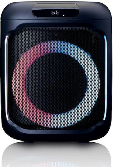 Lenco Karaoke Speaker With Wireless Microphone And Black Lighting Effects