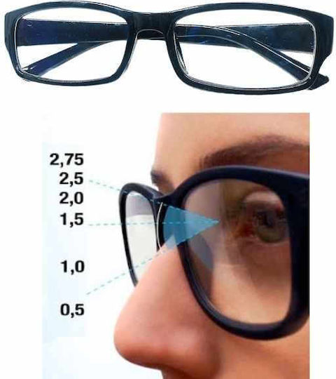 Ochelari de citit +2.75 de buzunar. în culoarea Galben