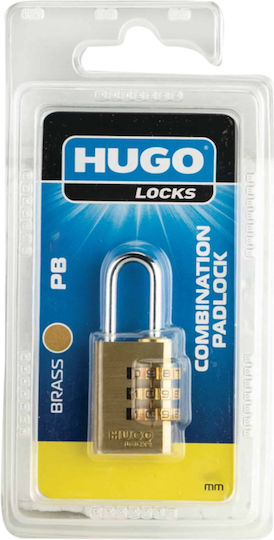 Hugo Locks PB40 Oțel Lăcăt Potcoavă Combinație 40mm 1buc