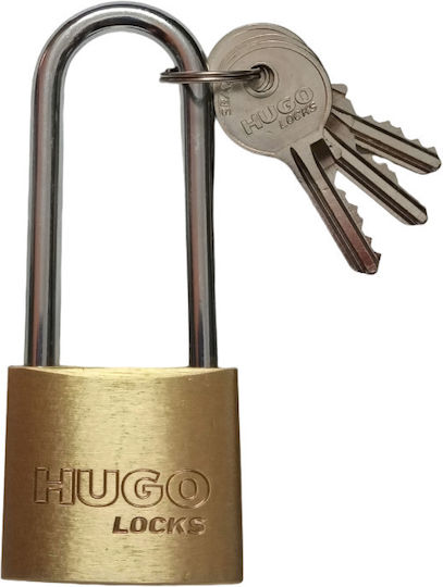 Hugo Locks SB 40L Бронзово Лукето Удължен с ключ 40мм 1бр