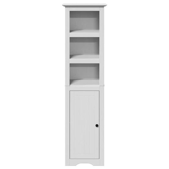 vidaXL Dulap Coloană Pentru Baie Pardoseală M44xA30xÎ160cm Albă