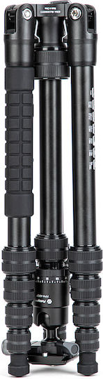 Fotopro Fotografie-Stativ X-go Gecko E2 Faltbar Bis zu 146,1 cm Bis zu 8 kg Schwarz