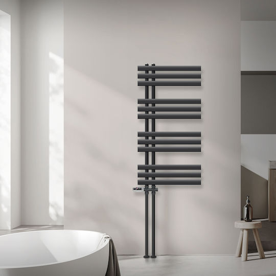 LuxeBath Towel Rail Bathroom 1000x500 Gray