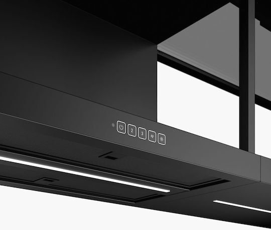 Franke Maris Modulas F60 Απορροφητήρας Καμινάδα 60cm Μαύρος