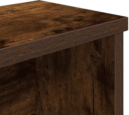 vidaXL Wooden Tabletop Base 60x15x16cm 2 Pieces Brown
