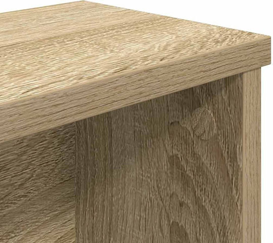 Vidaxl Кухненски рафтове за подреждане 2 броя Sonoma Oak 60x15x16 см кафяви
