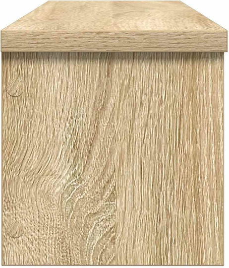 Vidaxl Кухненски рафтове за подреждане 2 броя Sonoma Oak 60x15x16 см кафяви