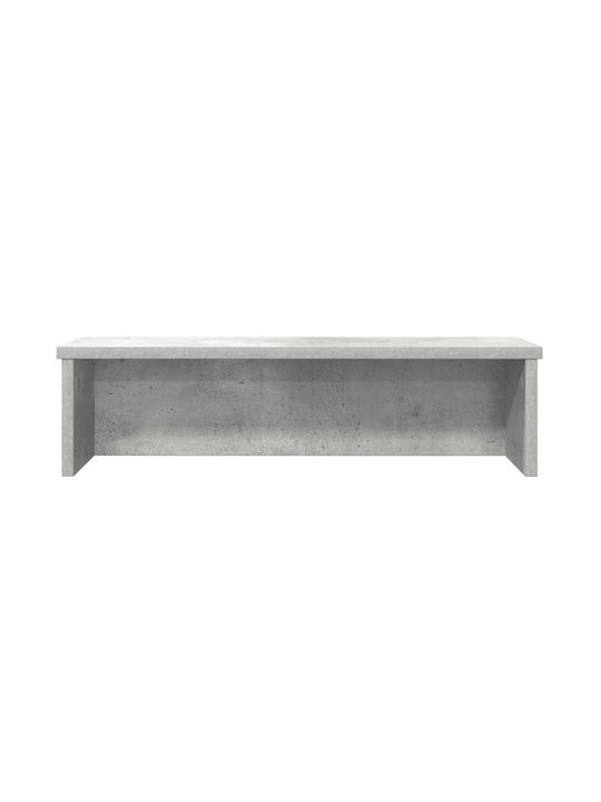 Vidaxl Stackable Kitchen Shelf Gray Concrete 60x15x16 cm Gray