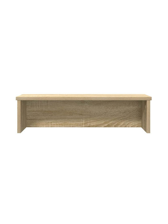 vidaXL Tischbasis Sonoma Holz 50x15x16cm 2Stücke Braun