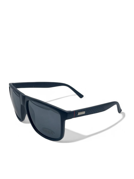 Dasoon Vision Men's Sunglasses with Blue Plastic Frame and Blue Lens 2478016