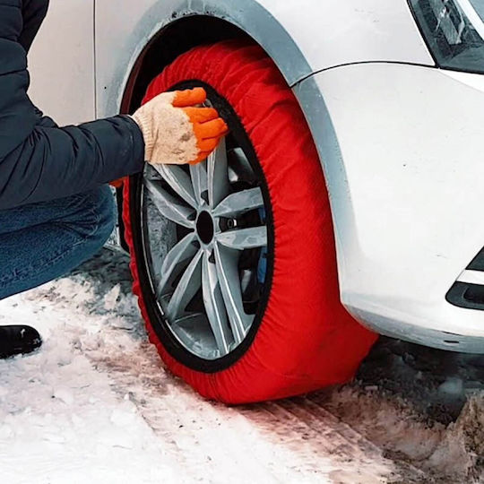 Auto Gs Dust Anti-slip Snow Socks XL Passenger Car 2pcs