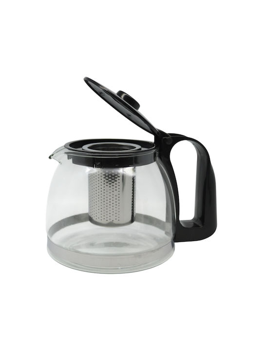 Ankor Teapot with Filter Glass in Transparent Color 1250ml