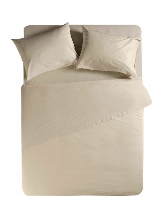 Nef-Nef Homeware Sheet Super-Double 240x270cm. Basic 011709 730 Beige