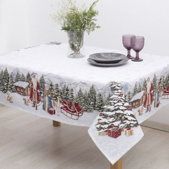 Dimeco Christmas Tablecloth Fabric L220xW140cm.