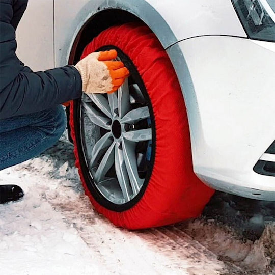 Auto Gs Dust Anti-slip Snow Socks Large Passenger Car 2pcs