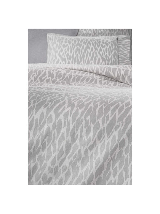 Guy Laroche Sheet Sets Queen with Elastic 165x200+35cm. Magma Silver 4pcs