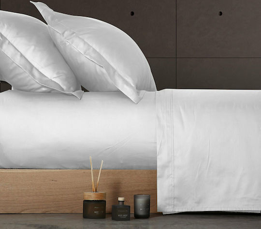 Nef-Nef Homeware Sheet Super-Double 240x270cm. Elements White