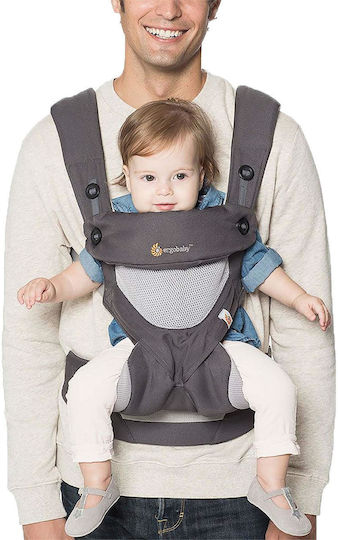 Ergobaby Classic Carrier 360 All Positions Gray with Maximum Weight 20kg BC360PBLKGRY