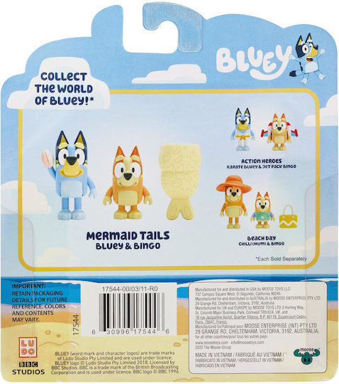 Giochi Preziosi Beach Bluey Mermaid Tails για 3+ Ετών 6εκ.