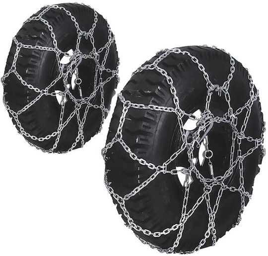 Autoline Cross-type Anti-slip Chains Thickness 9mm Truck 2pcs 21733