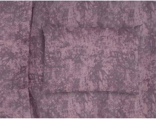 Dimcol Shadow Σετ Υπέρδιπλο 4τμχ 220x240εκ. 19 Dark Lila