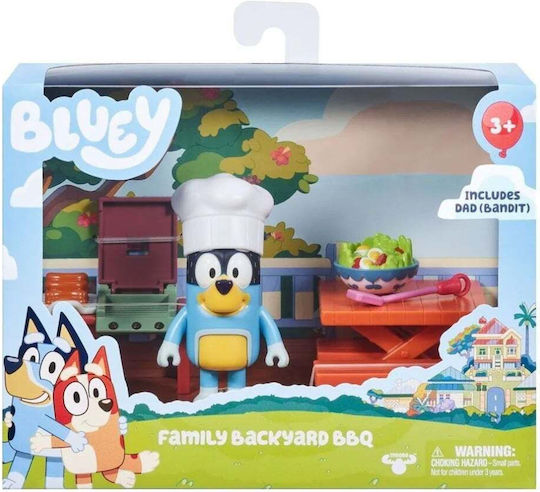 Moose Toys Bluey Figure Grill Set 13030 Blu 13030