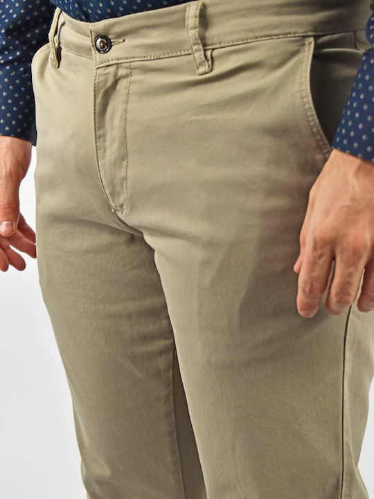 Pantaloni Barbati Chino Slim Fit Bej