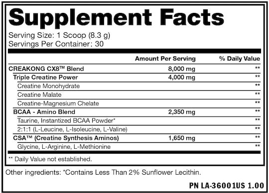 Mutant Creakong Creatine Matrix 300gr