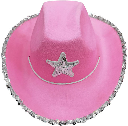 Pink Rodeo Hat 39x36x11cm Carnavalista 232384 1pc 3-2364