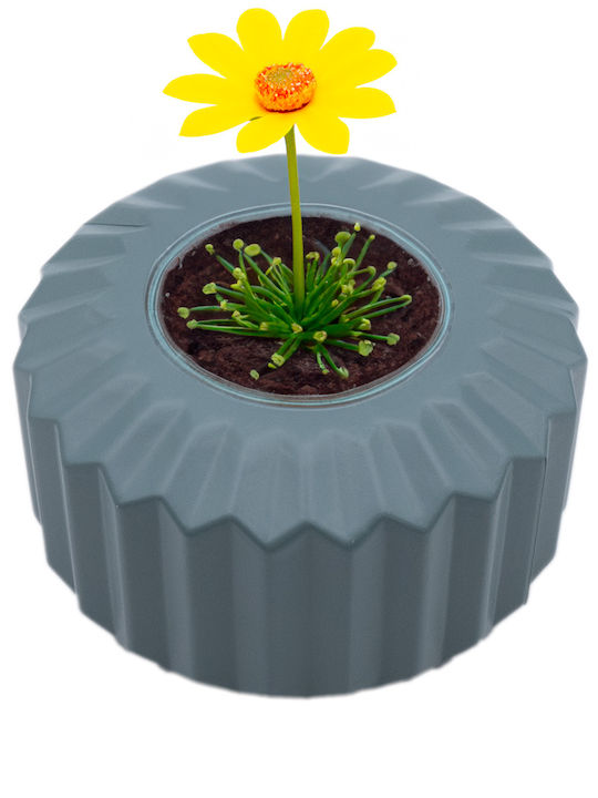 Uncle George Planter Plastic Green 12.5x12.5x7cm.