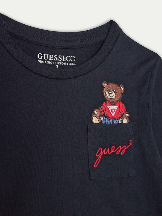 Guess Children's Blouse Long Sleeve Blue