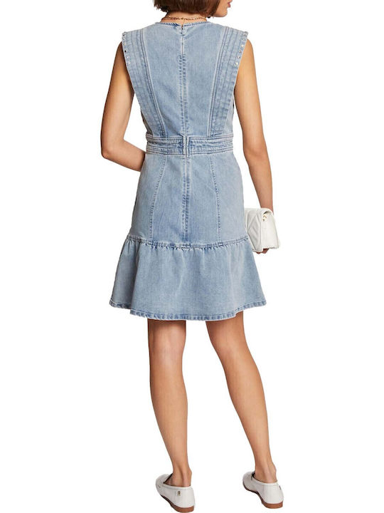 Morgan Rochie Din Denim All Day Albastră