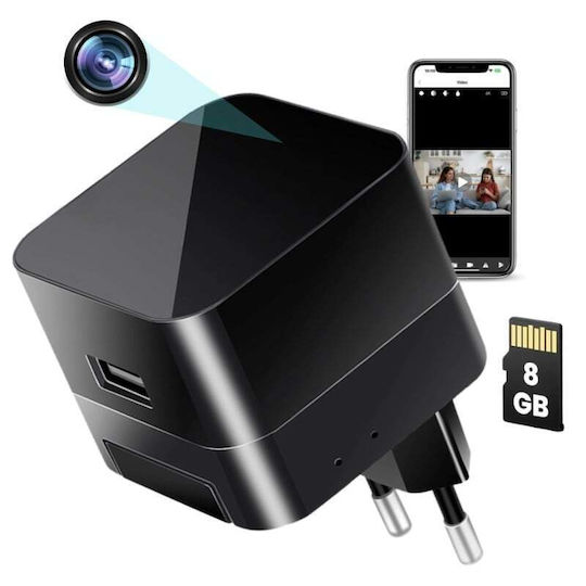 Cameră Ascunsă WiFi 1080p cu Slot pentru Card de Memorie și Senzor de Mișcare