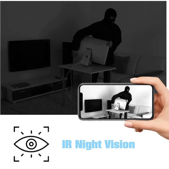 Cameră De Supraveghere WiFi Încărcător 1080p Cu Acceptare Card De Memorie Și Senzor De Mișcare