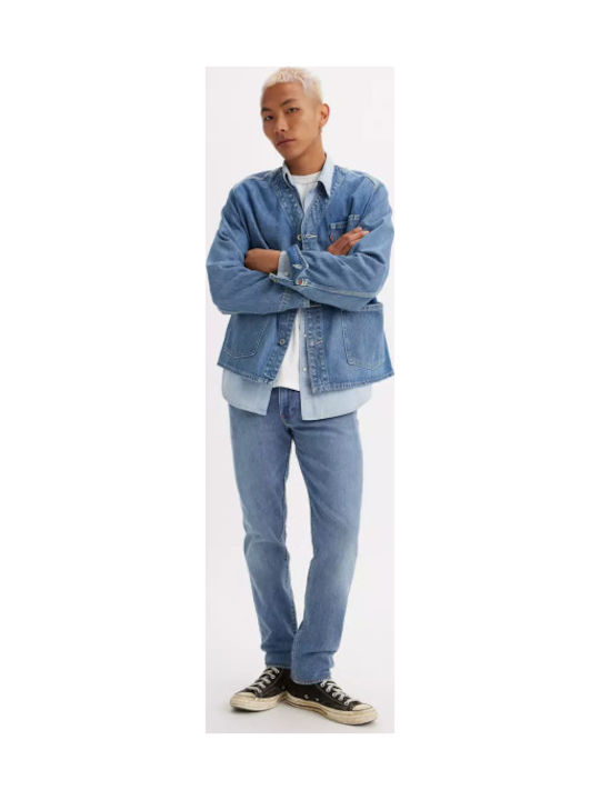512 Ανδρικό Παντελόνι Τζιν με Slim Tapered Εφαρμογή black denim